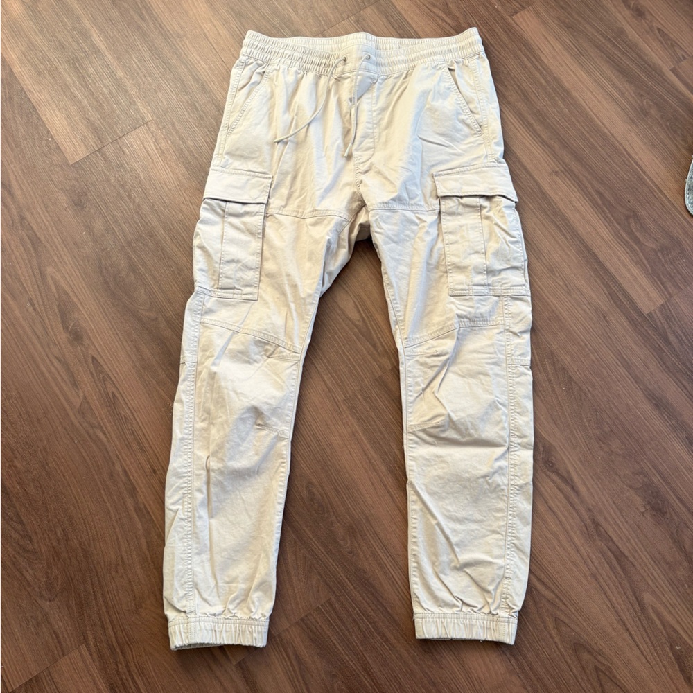 H&M Light Tan Cargo Pants for Men